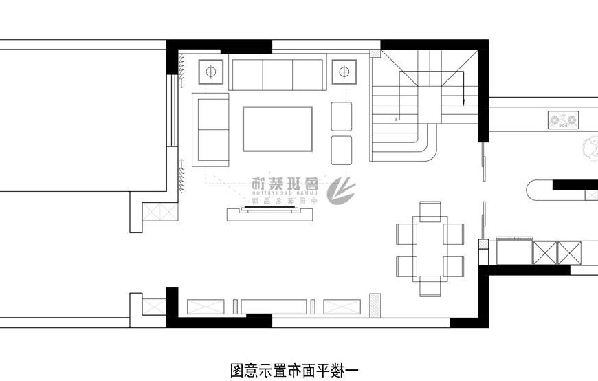 绿地城,新中式风格效果图,户型图